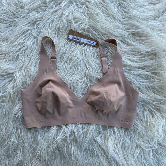 Skims Naked Plunge Bra Mica Size Medium - Picture 1 of 7